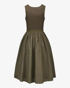 Midi-Wiesndirndl mit Schürze