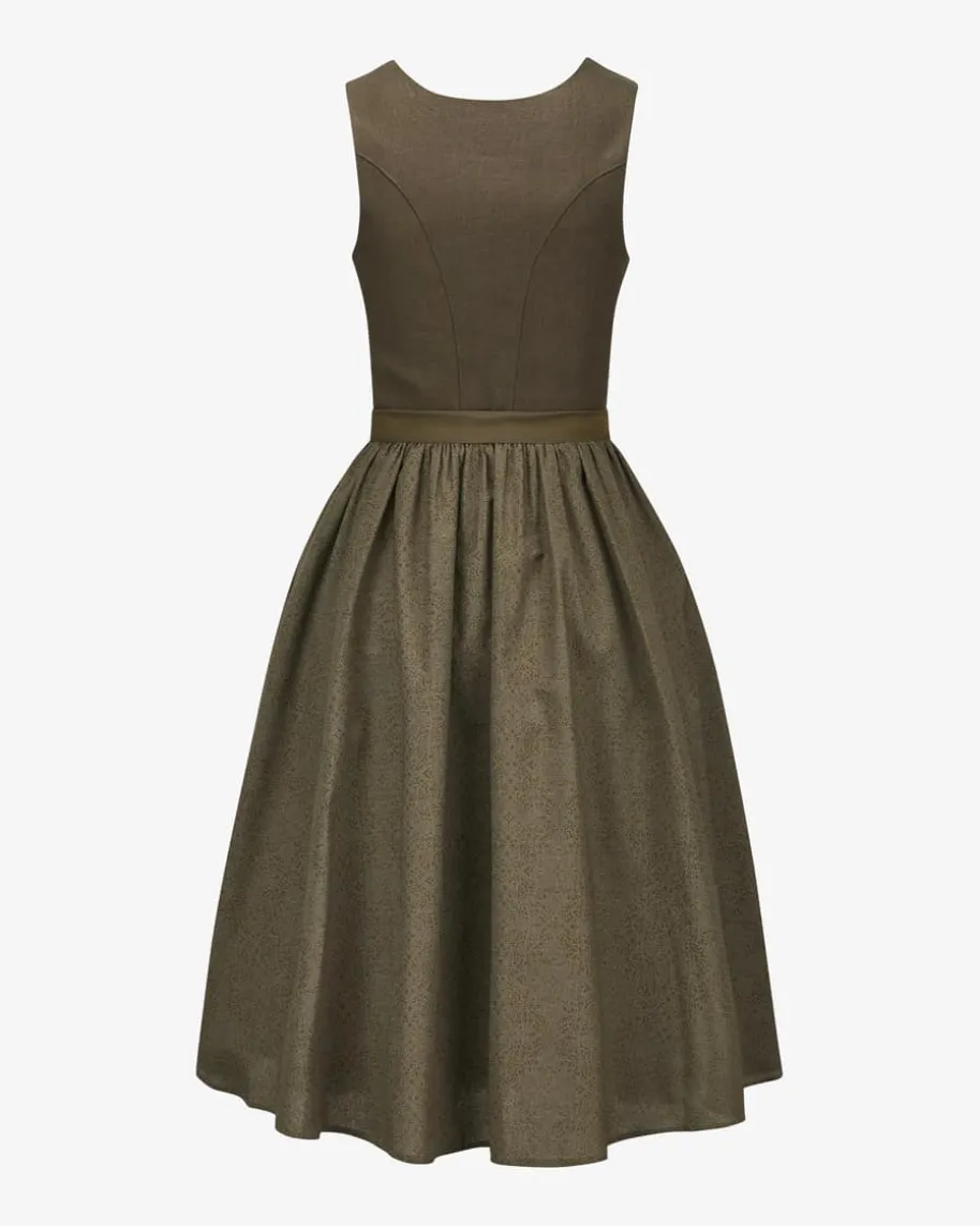 Midi-Wiesndirndl mit Schürze
