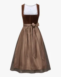 Midi-Wiesndirndl mit Schürze