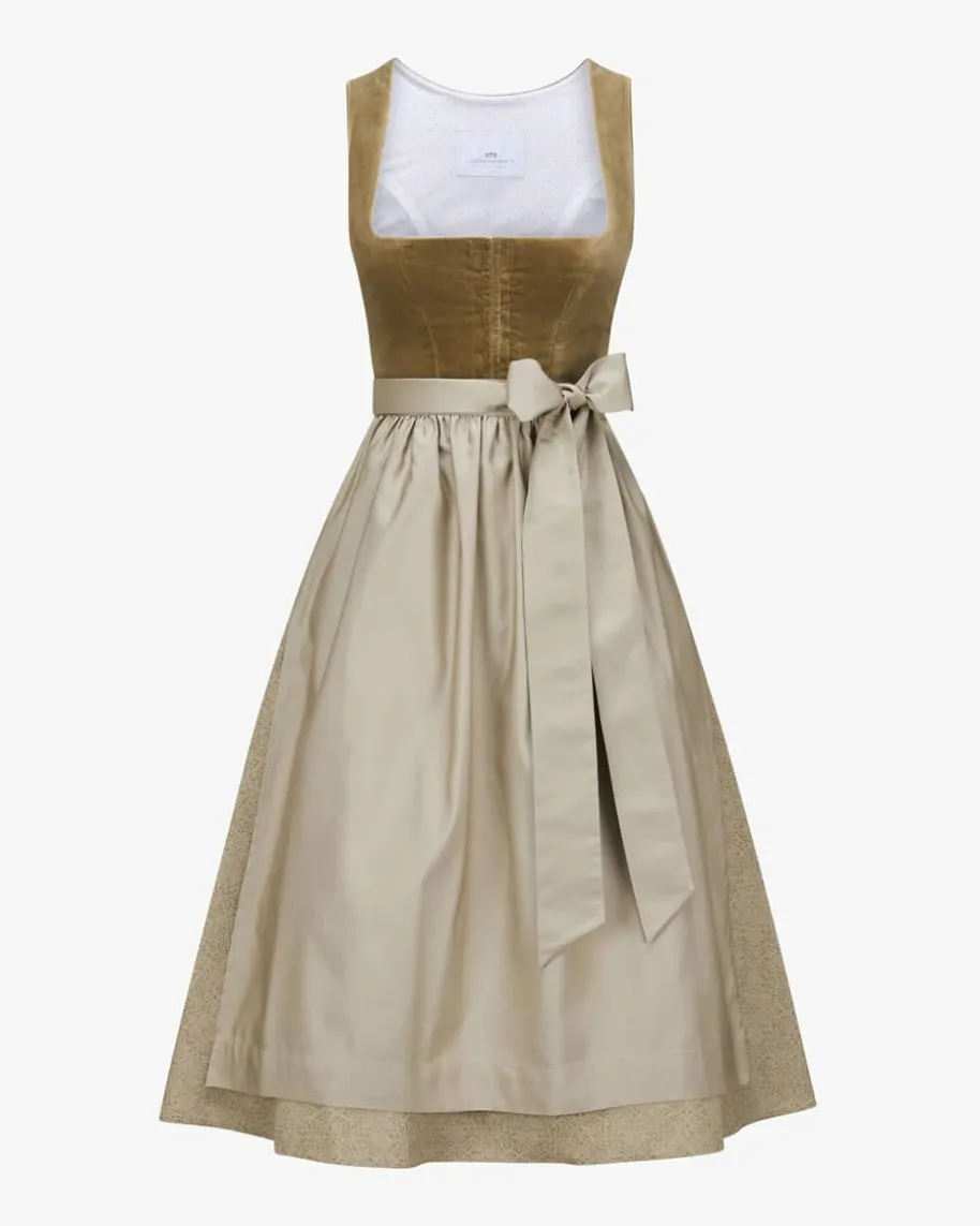 Midi-Wiesndirndl mit Schürze