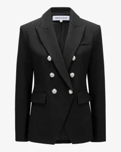 Miller Dickey Doppelreiher-Blazer aus Baumwoll-Mix