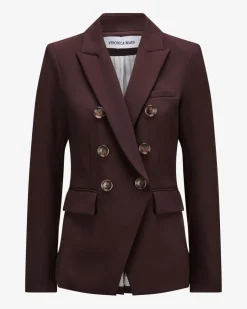 Miller Dickey Doppelreiher-Blazer aus Baumwoll-Mix