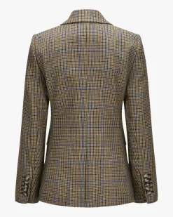 Miller Dickey Doppelreiher-Blazer aus Baumwoll-Mix