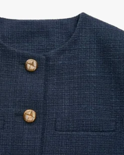 Missy Shamo Bolero Blazer aus Baumwoll-Mix