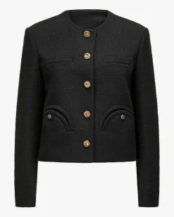 Missy Shamo Bolero Blazer aus Baumwoll-Mix