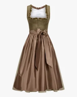 Moni Midi-Dirndl mit Seidenschürze