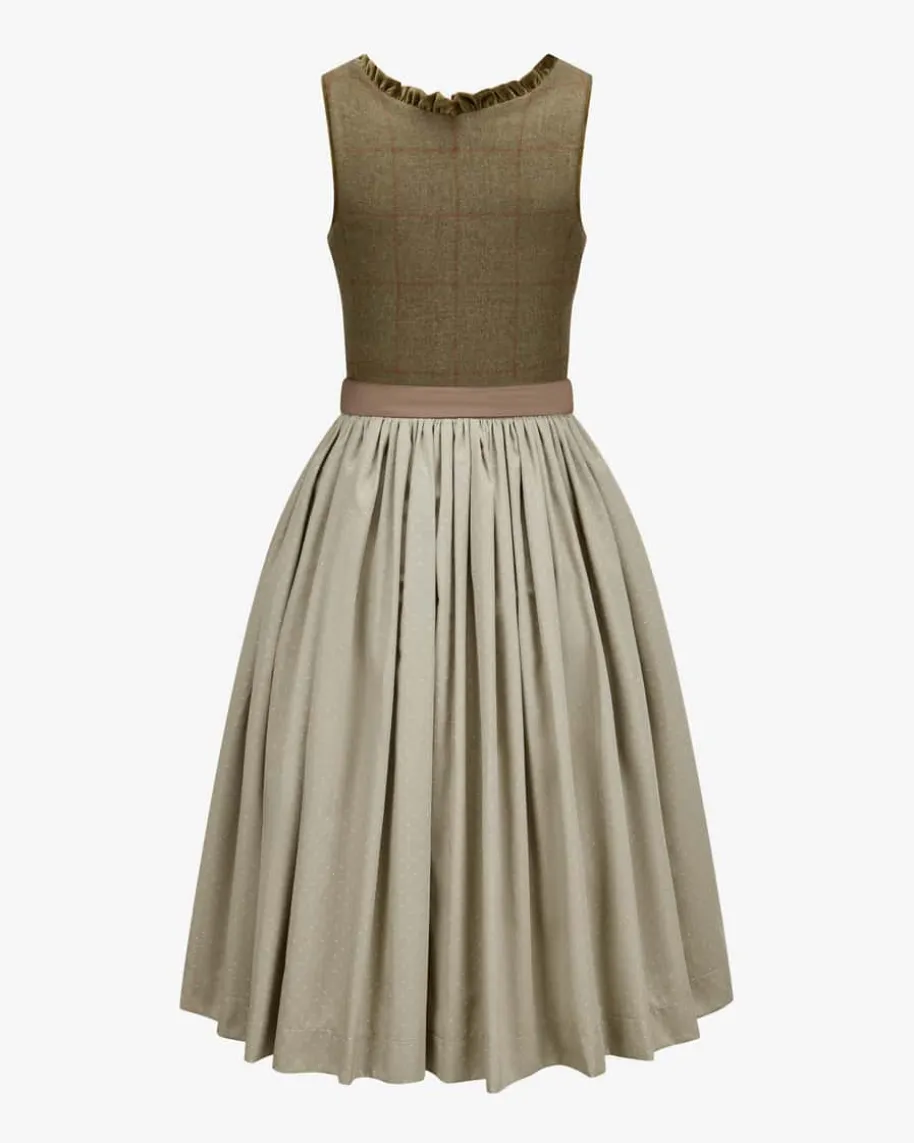 Moni Midi-Dirndl mit Seidenschürze