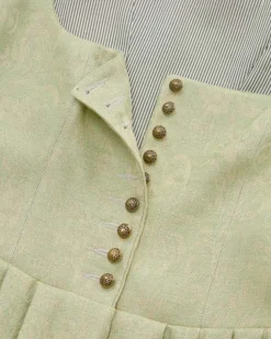 Monika Leinen-Dirndl lang mit Schürze