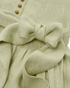 Monika Leinen-Dirndl lang mit Schürze