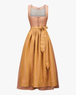 Monika Leinen-Dirndl lang mit Schürze