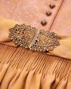 Monika Leinen-Dirndl lang mit Schürze