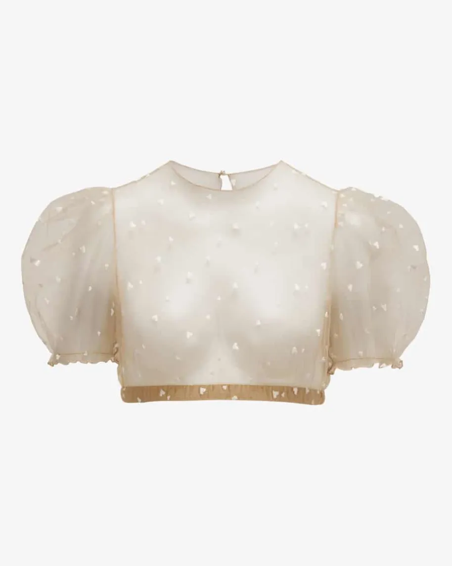 Nicoletta Dirndlbluse Transparent