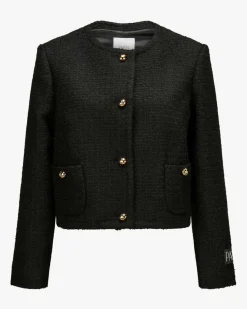 No Collar Boxy Blazer