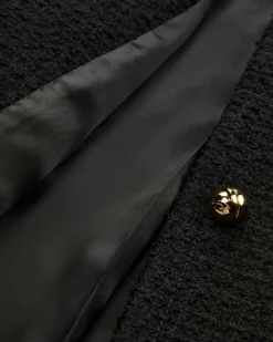 No Collar Boxy Blazer