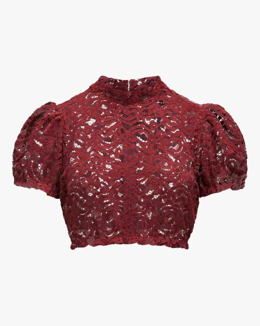 Pina Dirndlbluse Semi-Transparent