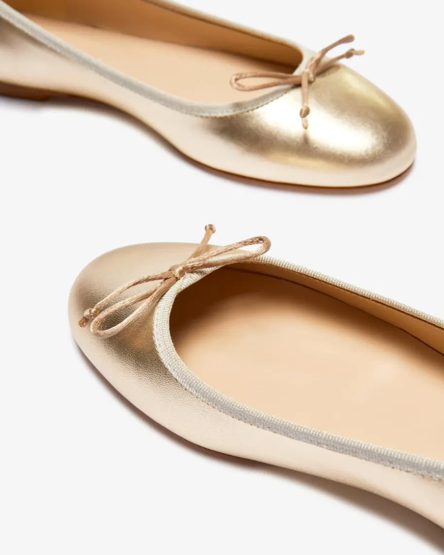 Pirlo Metallic Ballerinas