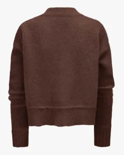 Riley Cashmere-Seiden-Strickjacke