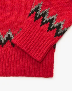 Rollkragenpullover aus Wolle