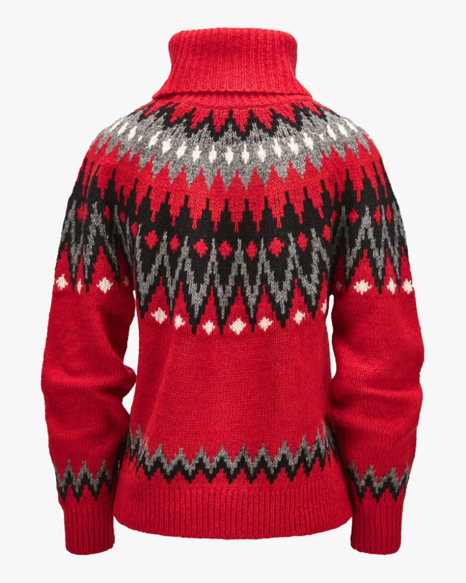 Rollkragenpullover aus Wolle