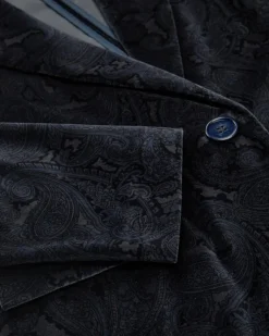 Samtblazer aus Baumwolle