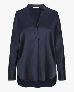 Seidenbluse Oversize Fit