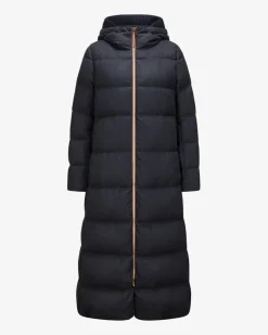 Seiden-Cashmere-Daunenmantel