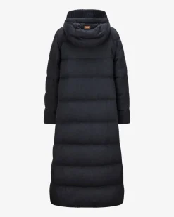 Seiden-Cashmere-Daunenmantel