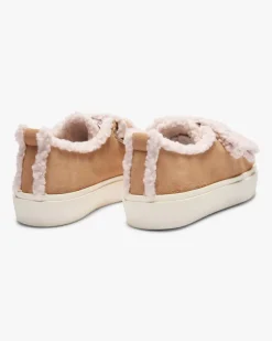 Shearling Low Velcro Sneaker
