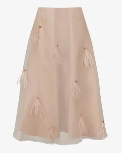 Sheer Volumes Seidenrock