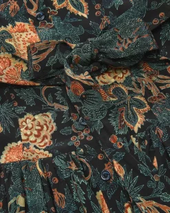 Simona Seiden-Blusenkleid