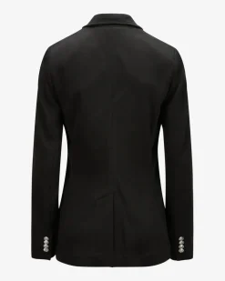 Strickblazer aus Baumwoll-Mix