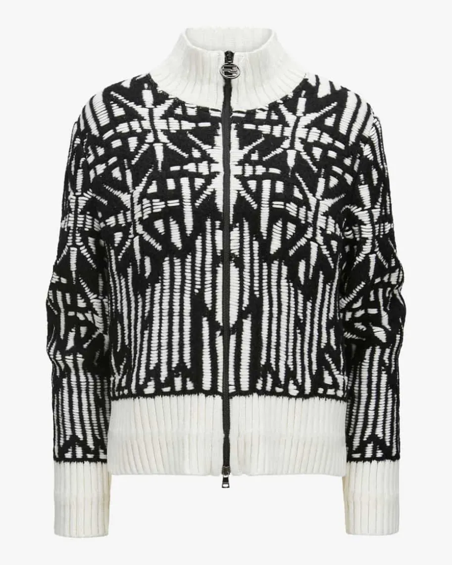 Strickjacke aus Baumwoll-Schurwoll-Mix