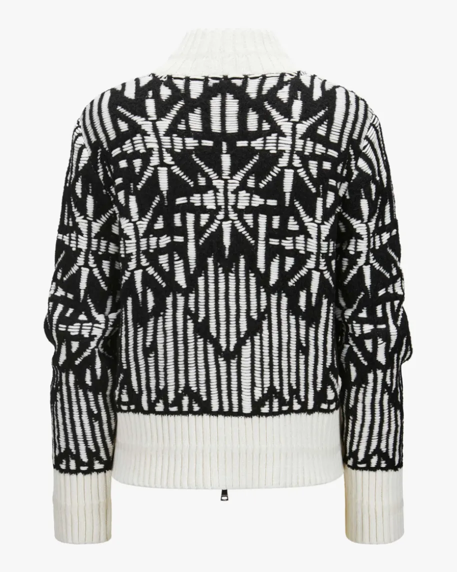 Strickjacke aus Baumwoll-Schurwoll-Mix