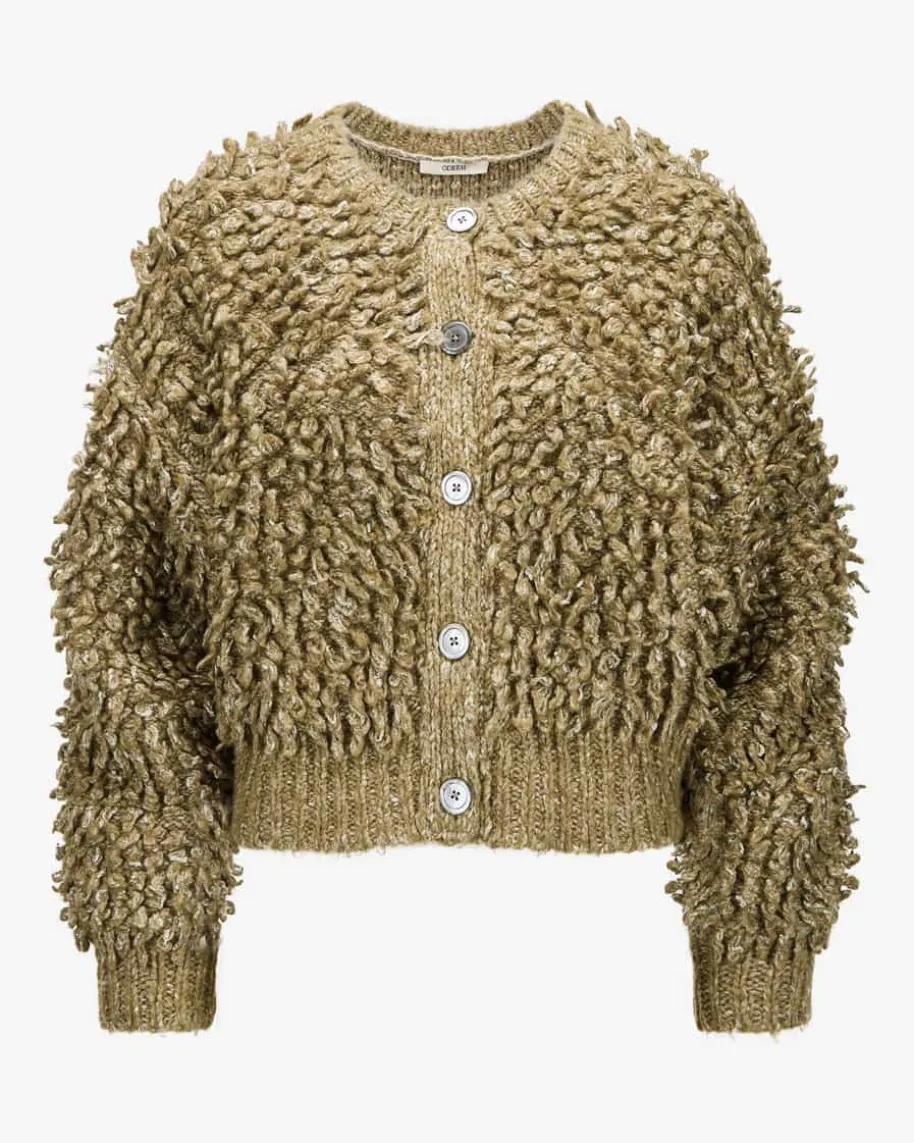 Strickjacke aus Baumwoll-Schurwolll-Mix