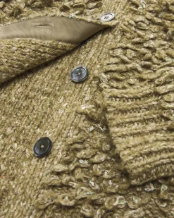 Strickjacke aus Baumwoll-Schurwolll-Mix