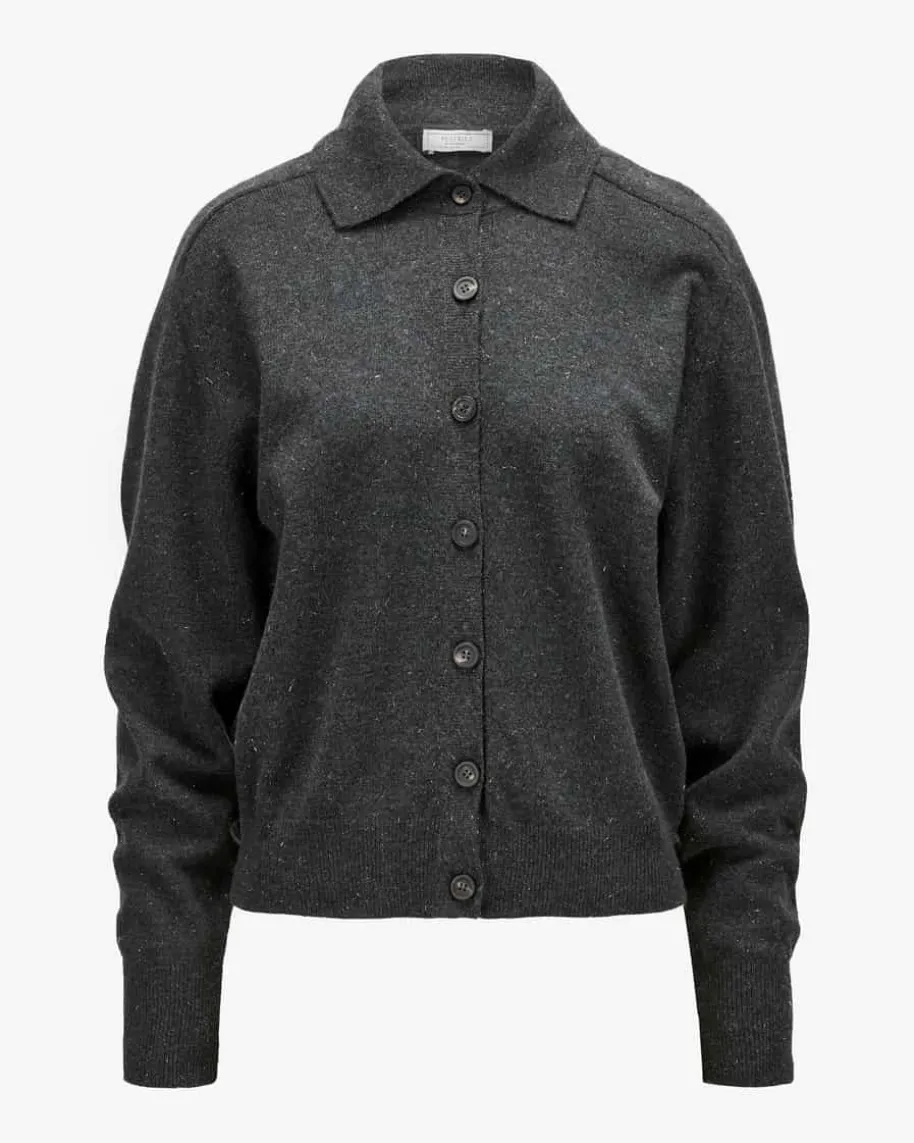 Strickjacke aus Schurwoll-Mix