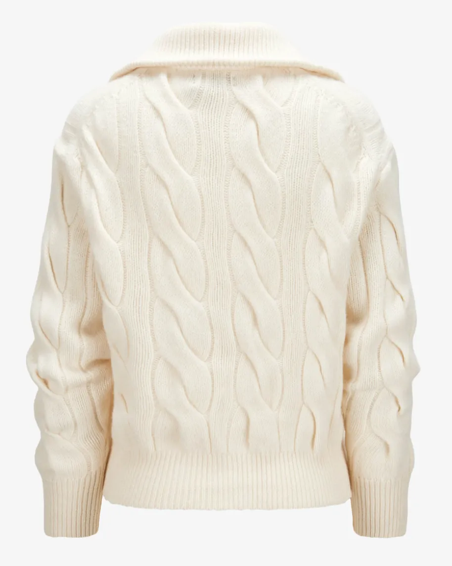 Strickjacke aus Wolle und Cashmere