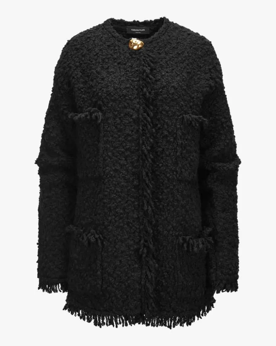 Strickjacke aus Woll-Mix