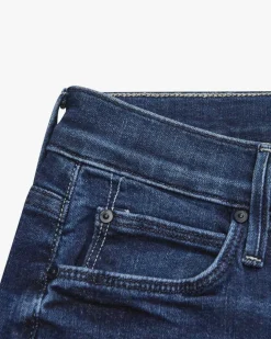 The Mid Rise Dazzler Ankle Fray Jeans