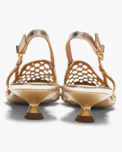 Trenzado Slingback-Pumps