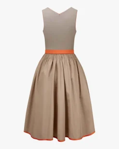 Valentina Midi-Dirndl mit Seidenschürze