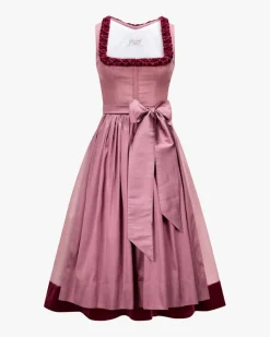Vogue Midi-Dirndl mit Seidenschürze