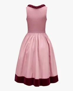 Vogue Midi-Dirndl mit Seidenschürze