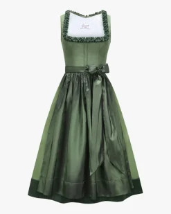 Vogue Midi-Dirndl mit Seidenschürze