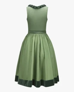 Vogue Midi-Dirndl mit Seidenschürze