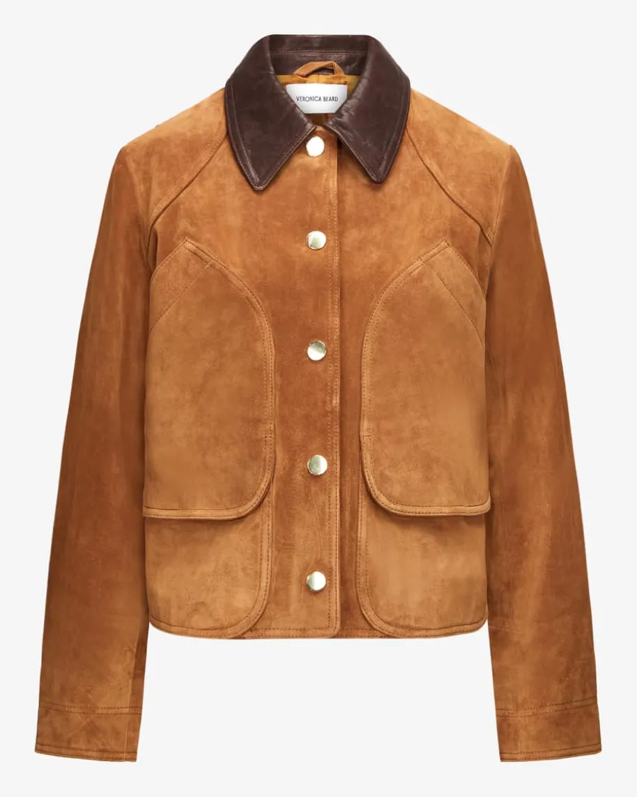 Walters Cropped Barn Lederjacke