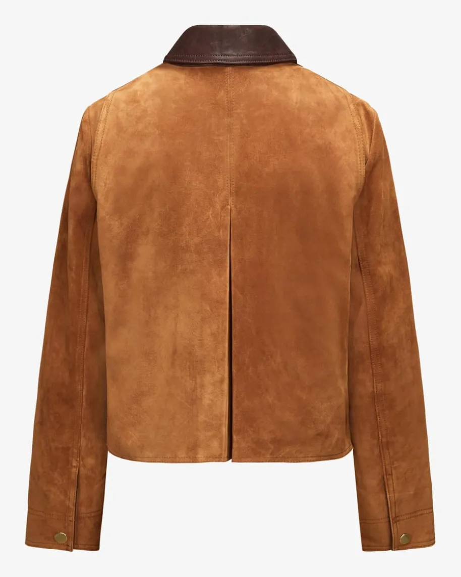 Walters Cropped Barn Lederjacke