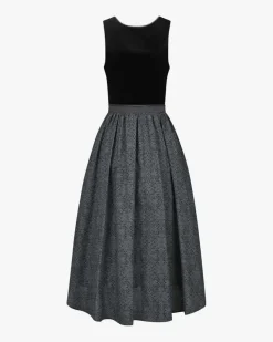 Wiesndirndl lang mit Schürze