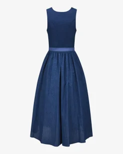 Wiesndirndl lang mit Schürze