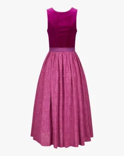 Wiesndirndl lang mit Schürze